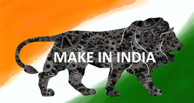 Official Logo of Make in India campaign