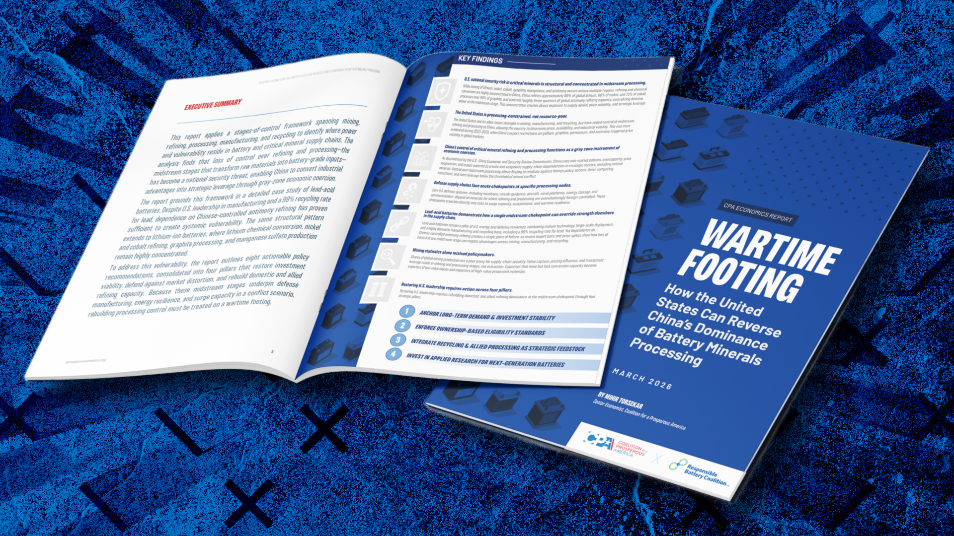 New CPA–Responsible Battery Coalition Report Warns China’s Dominance of Battery Processing is a Threat to U.S. National Security