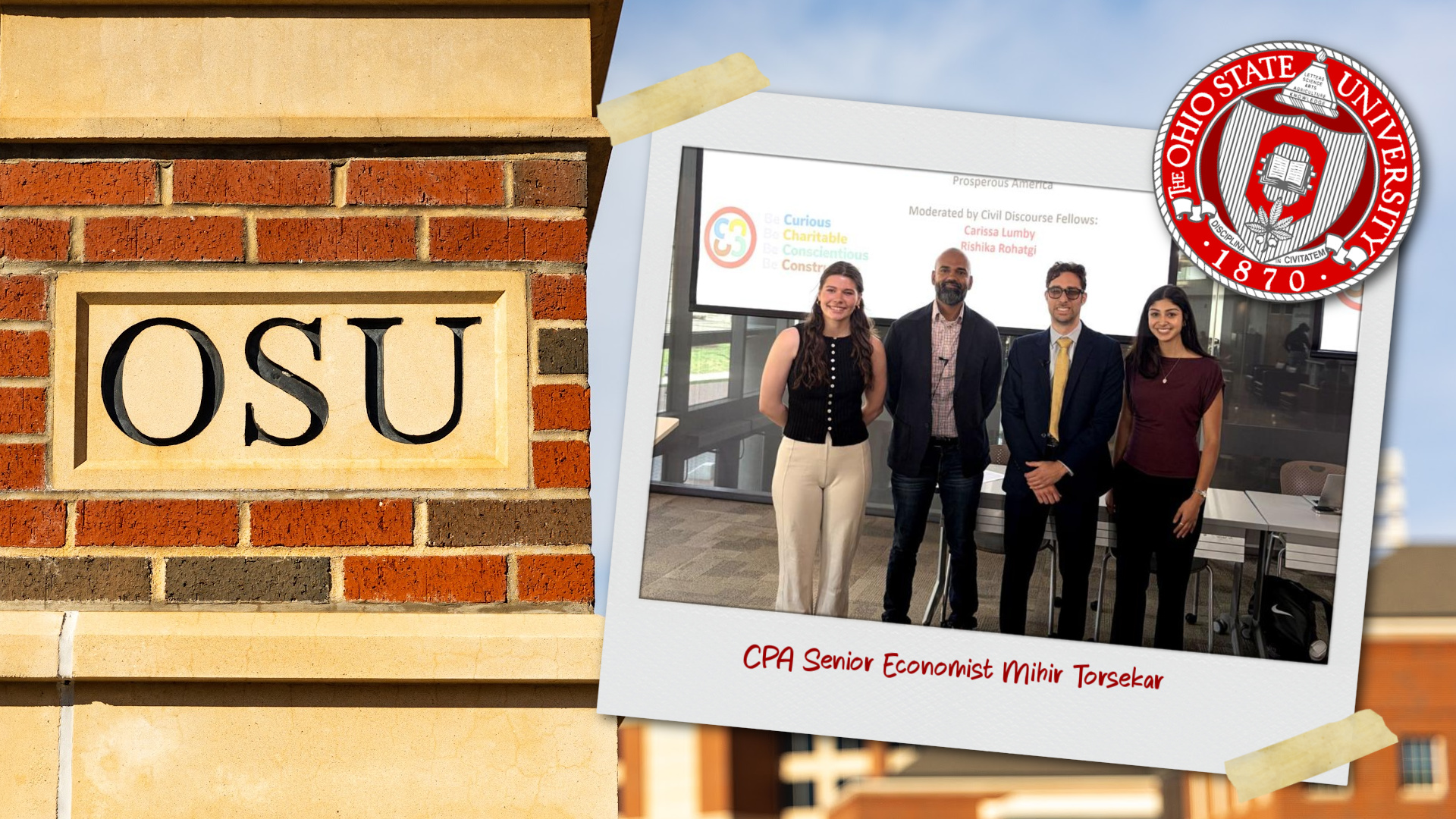 Are Tariffs a Burden? CPA Senior Economist Mihir Torsekar Debates The Tax Foundation at Ohio State University