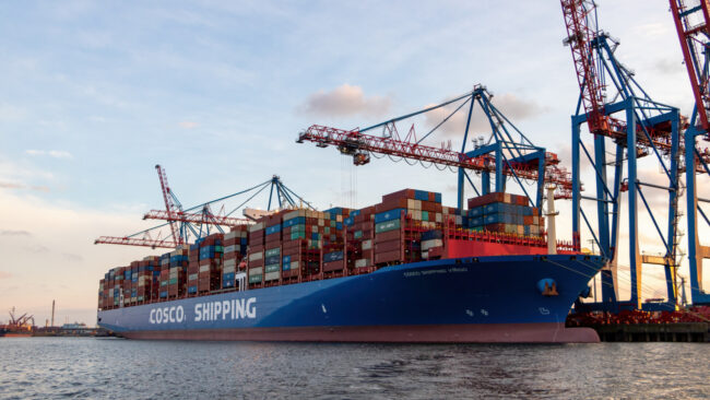 cosco-container-ship The Jones Act: An America First Law, Waived for China’s Benefit